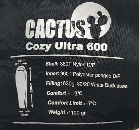 �� ���� CACTUS Cozy Ultra 600