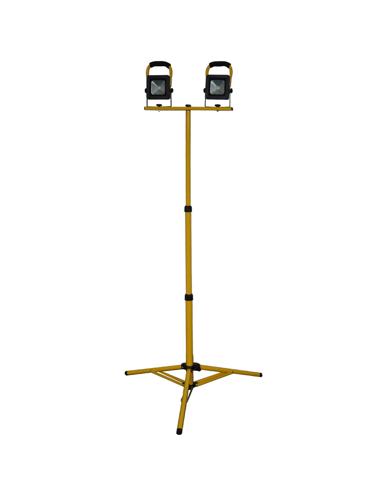 סטנד פרוזקטור זוגי LED 2X10W נטען + מטען. סטנד פרוזקטור זוגי LED 2X10W נטען + מטען.